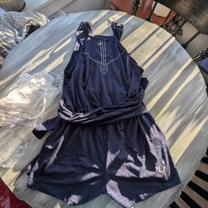 Navy Blue Sleeveless Dress Star Wars  Asoka